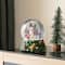 Glitzhome® 150mm Christmas Resin Lighted Musical Snowflakes Snowman Waterglobe